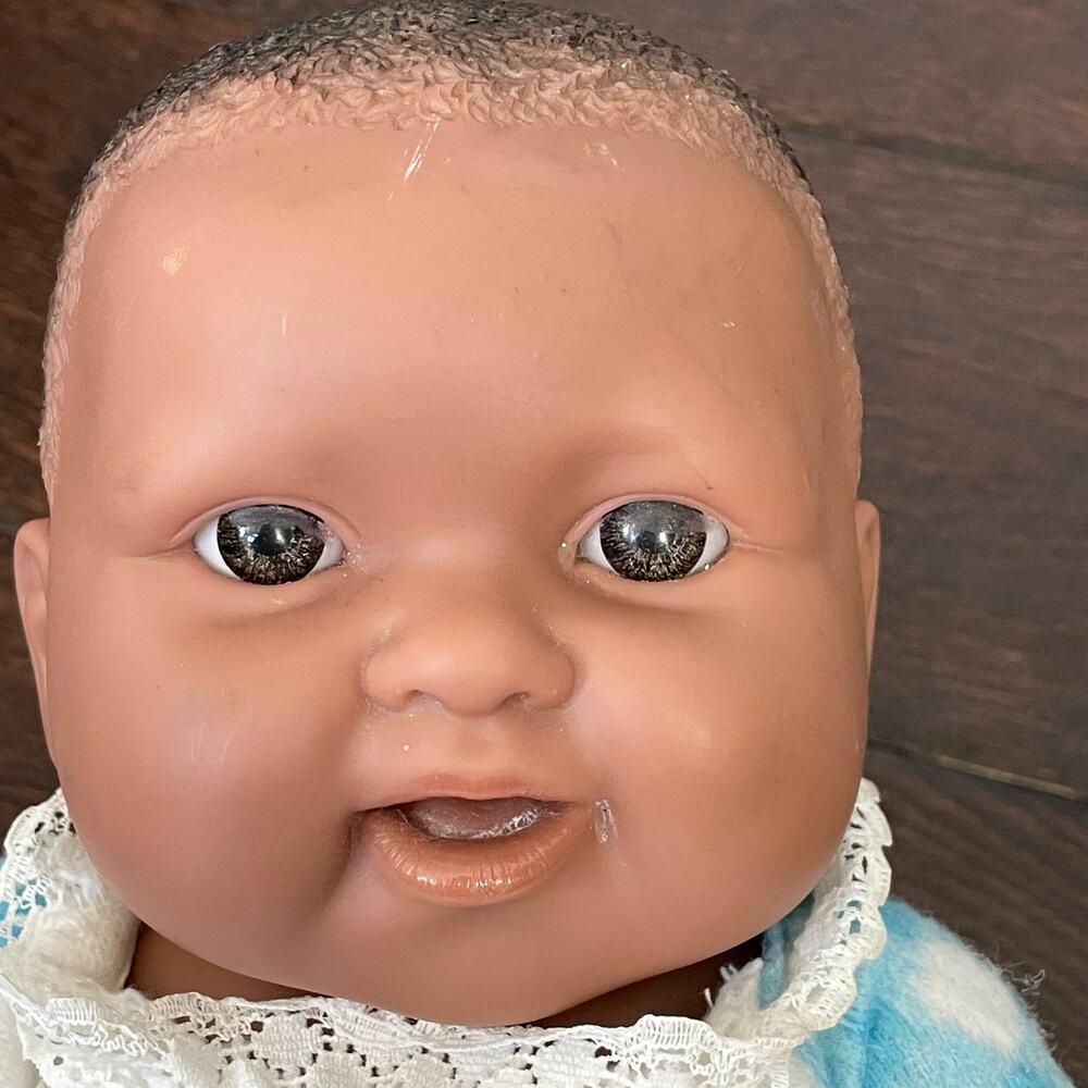 Berenguer African American Baby Doll Lots To Love? Realistic Newborn Vtg READ